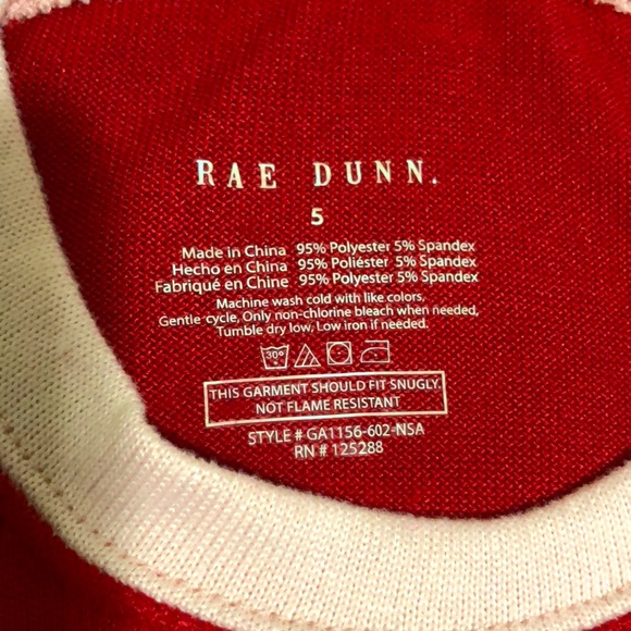 RAE DUNN Christmas Pajamas Set, Santa’s Helper, Snug Fit PJ, 5T - Picture 4 of 8